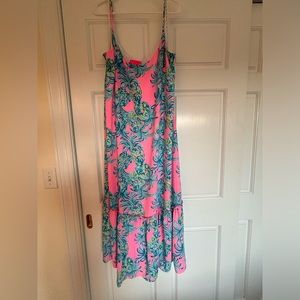 Spaghetti strap long Lilly Pulitzer dress